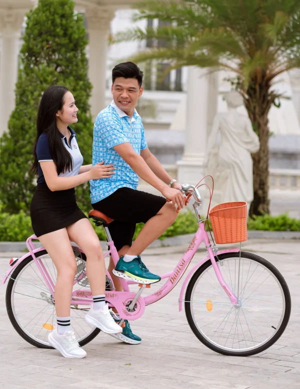Xe đạp mini nữ DT Danisa (Màu hồng)