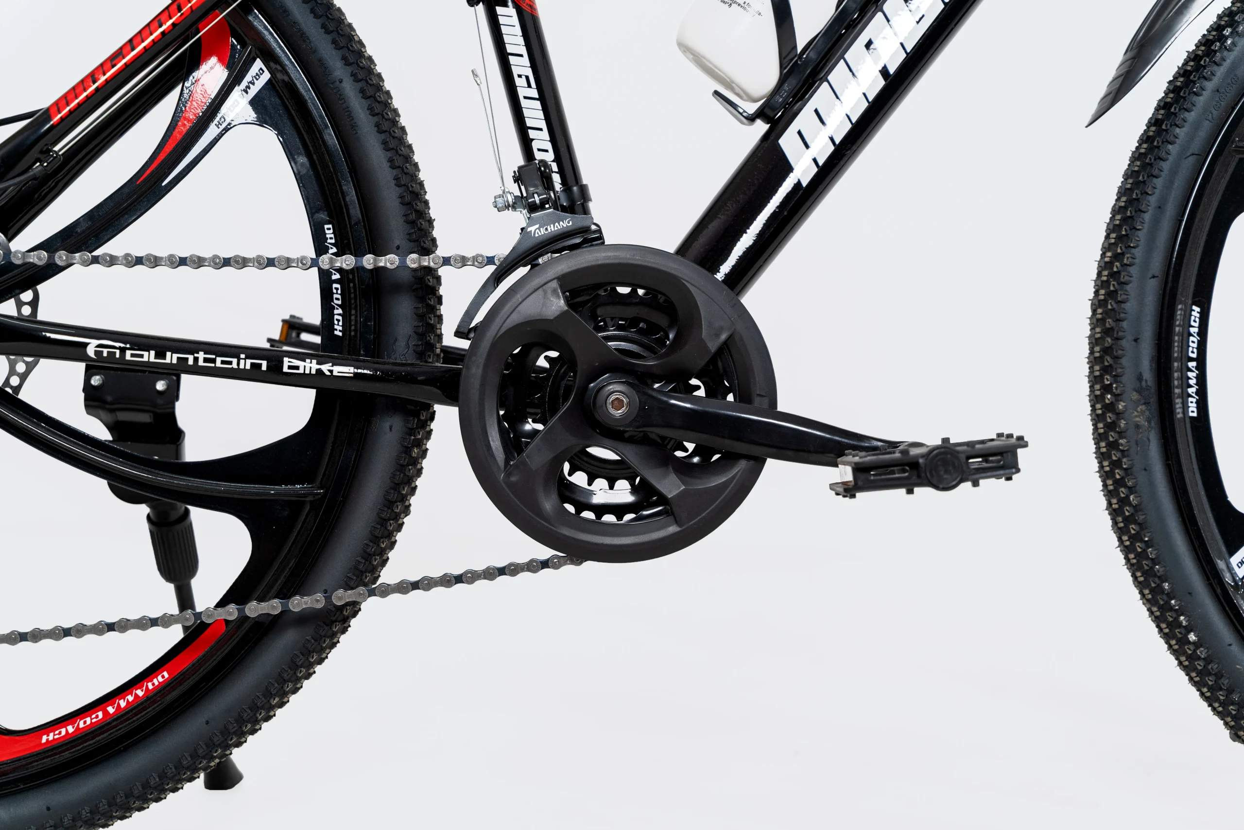 Xe đạp địa hình Mingu Inova - Đen/Đỏ (Đúc 6 đao) - Hình ảnh 3